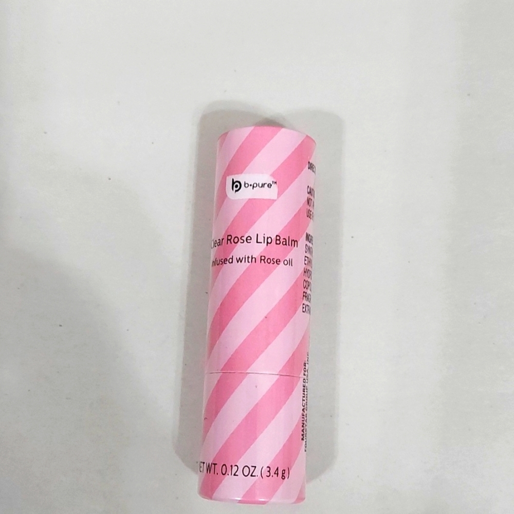 b-pure Clear Rose 💋 Lip Balm